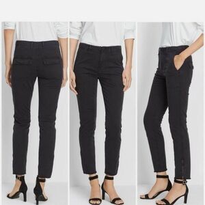 VINCE Zipper Ankle With Raw Hem Large Pockets Skinny Jeans Size 28